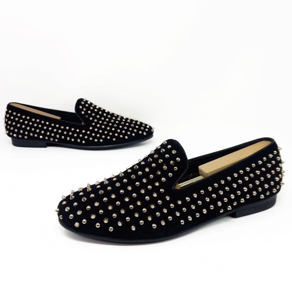 SOLD! Steve Madden Dreemz Spiked Studded Slip on Slipper Loafers - Picture 11 of 11